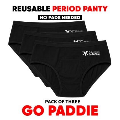Go Paddie- Reusable Period Panty (Pack of 3)