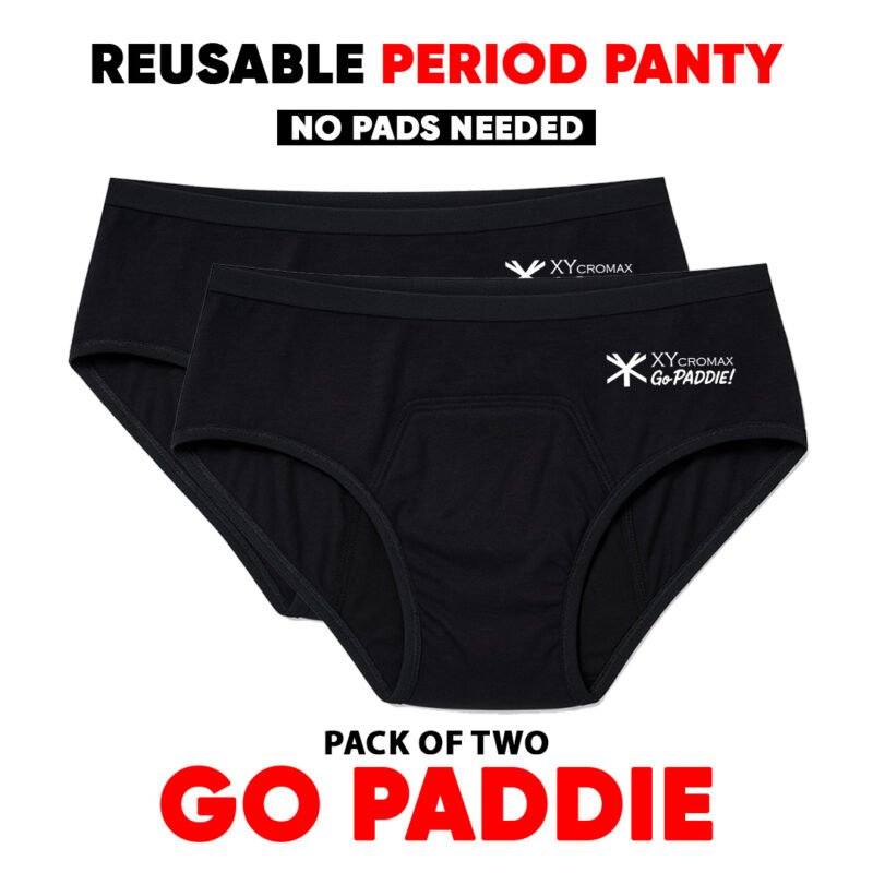Go Paddie- Reusable Period Panty (Pack of 2)