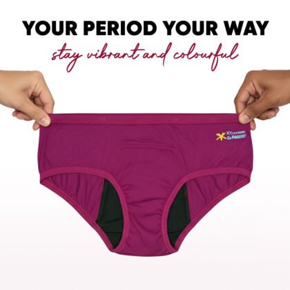 Go Paddie (Wine Red)- Reusable Period Panty